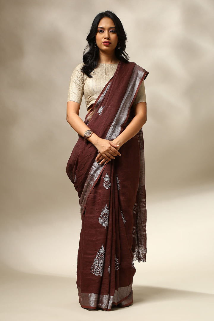 Chhaya Linen Saree