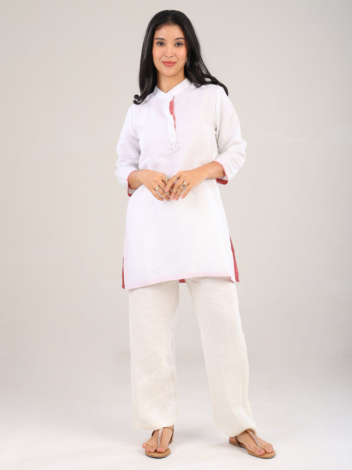 Talia White Band Collar Cord-Set