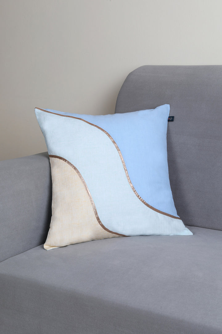 BLOCK PATTERN CUSHION COVER