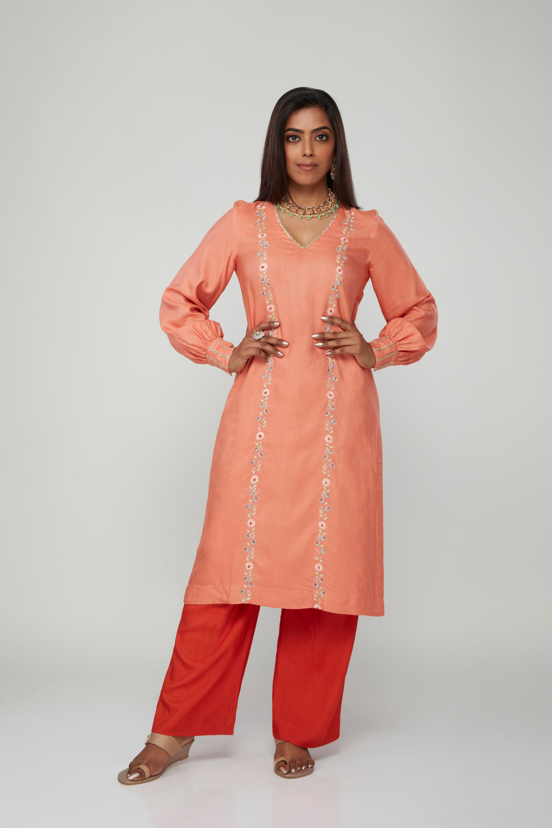 Hansini Silk Kurti Set