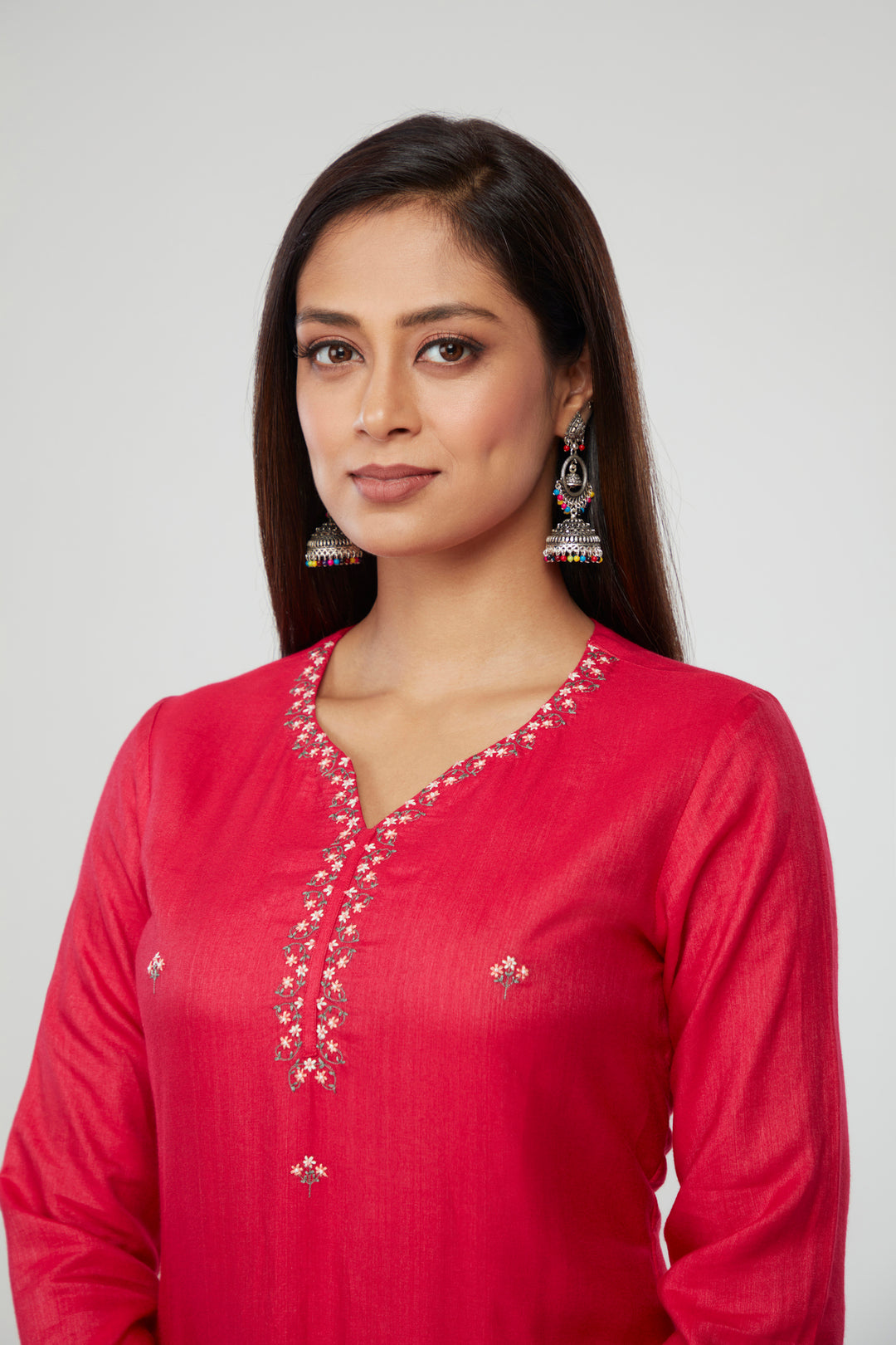 Kaanchi Silk Kurti Set