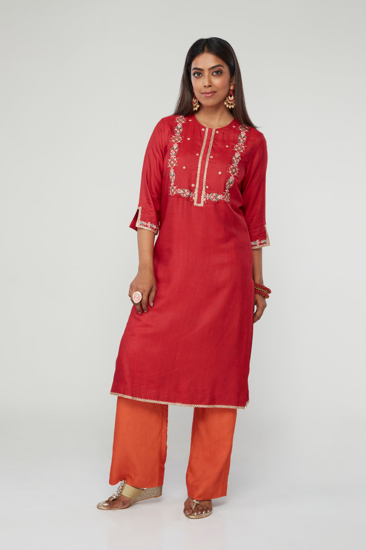 Saachi Silk Kurti Set