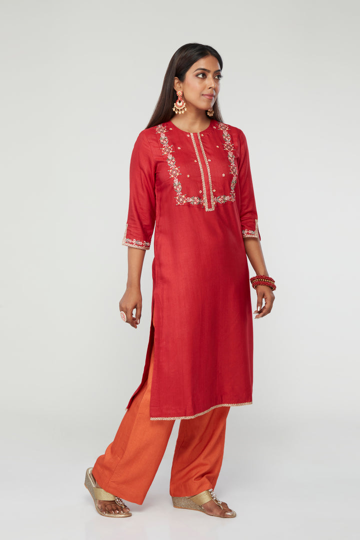 Saachi Silk Kurti Set