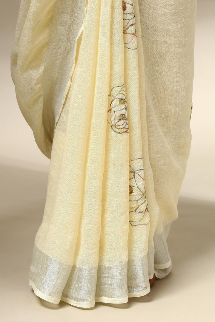 Gulparna Linen Saree