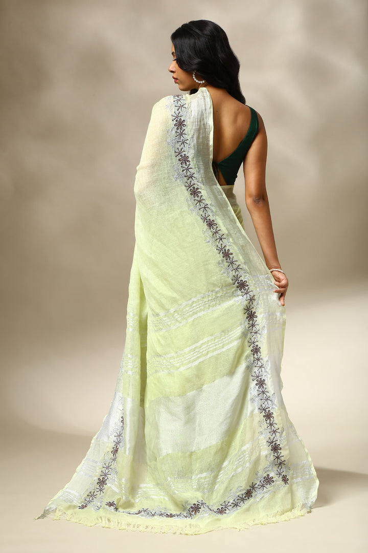 Gulshan Linen Saree