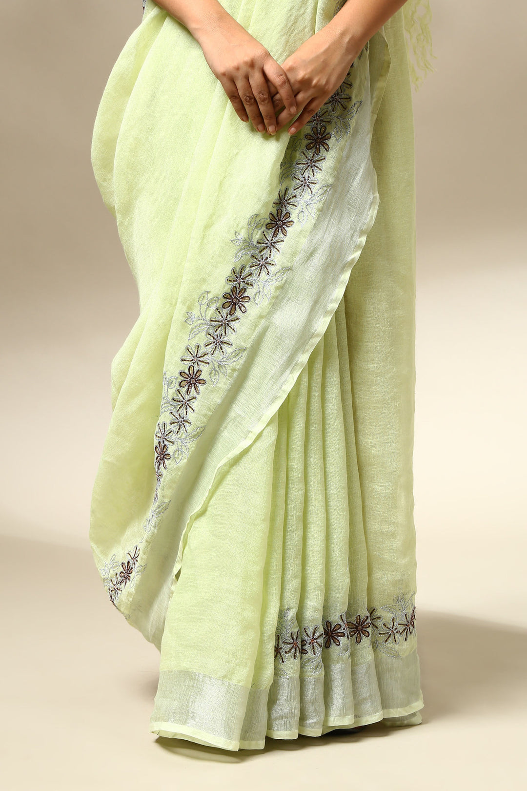 Gulshan Linen Saree