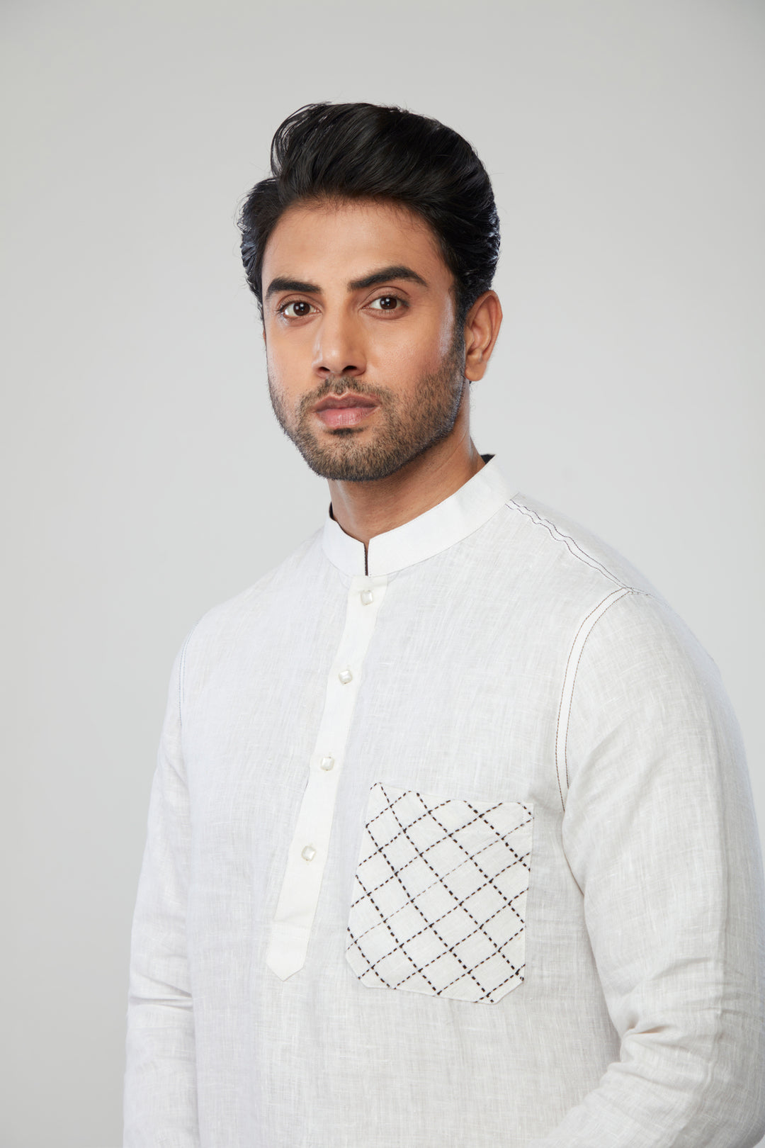 Saayan Silk Kurta – Banka