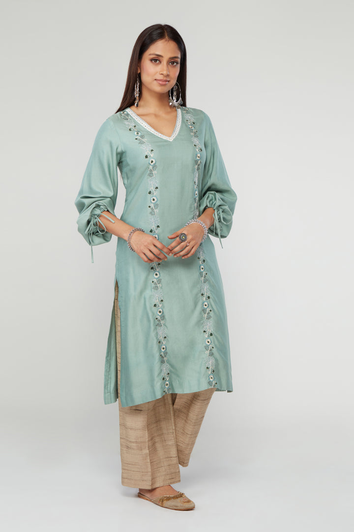 Tulika Silk Kurti Set